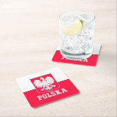 ポーランド スクエアペーパーコースター (インサイチュ)