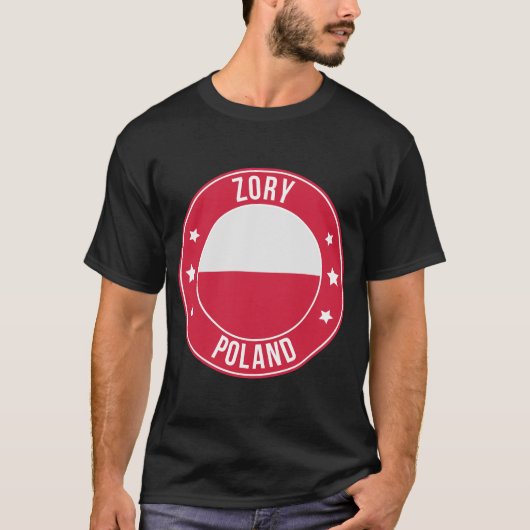 ポーランド・ゾリ市Tシャツ Tシャツ (正面)