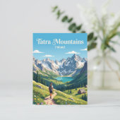 ポーランド タトラ山脈 ポストカード (スタンド正面)