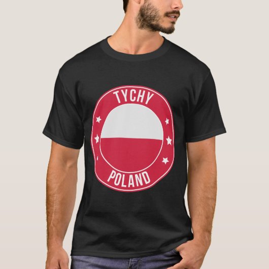 ポーランド・ティヒ市Tシャツ Tシャツ (正面)