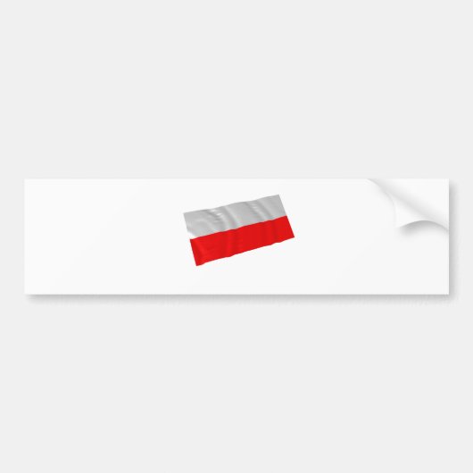 ポーランド バンパーステッカー (正面)