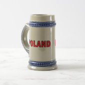 ポーランド ビールジョッキ (正面左)
