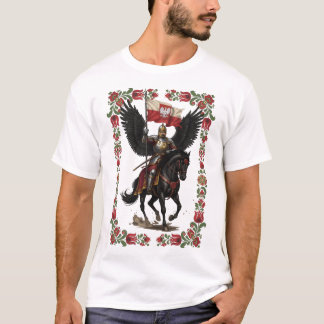 ポーランド・フサリア民俗フレームアート Tシャツ
