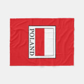 ポーランド フリースブランケット (正面(横))