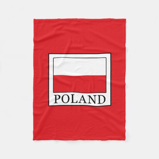 ポーランド フリースブランケット (正面)