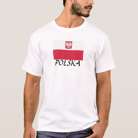 ポーランド「ポルスカ」 Tシャツ (正面)