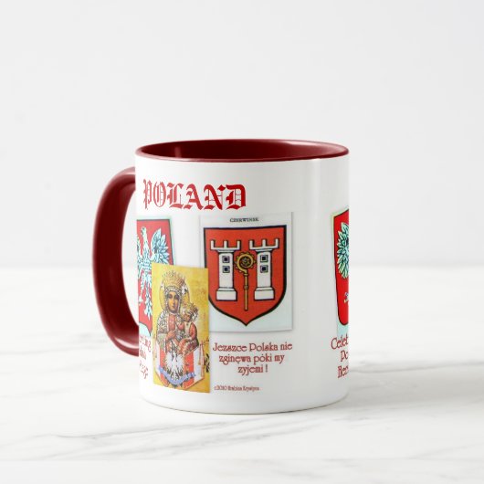 ポーランド: ポーランドの伝統のマグを祝うこと マグカップ (正面左)