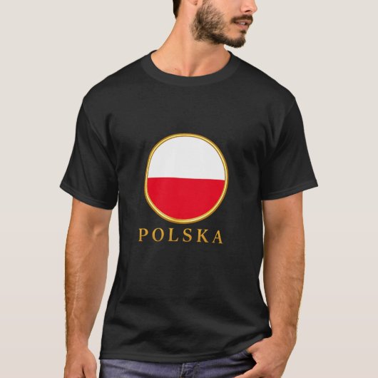 ポーランド - ポーランドの旗 Tシャツ (正面)