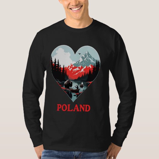 ポーランド・ラブ Tシャツ (正面)