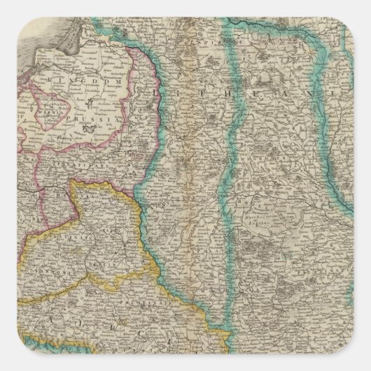 ポーランド、リトアニア スクエアシール (正面)