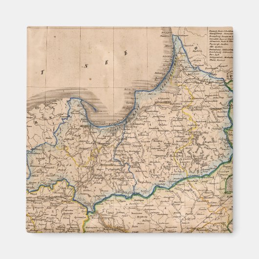 ポーランド、ロシア マグネット (正面)