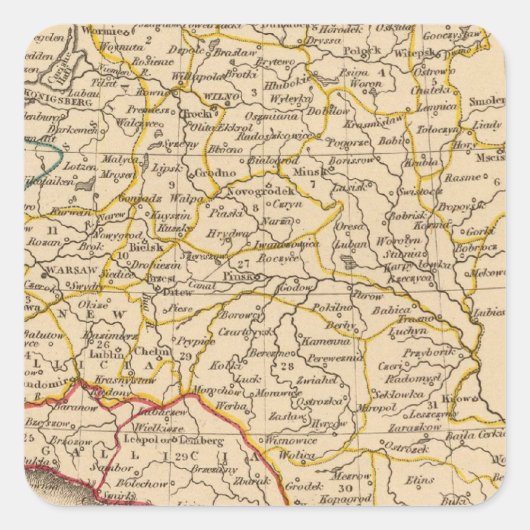 ポーランド、1772年 スクエアシール (正面)