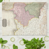 ポーランド(1818年)のヴィンテージの地図 キッチンタオル (折り畳み)