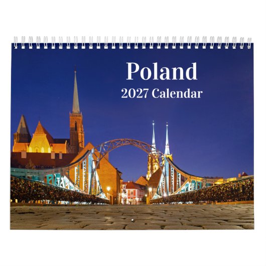 ポーランド 2027年 写真カレンダー カレンダー (カバー)
