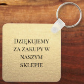 ポーランドęでのビジネスに感謝 キーホルダー (裏面)