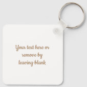 ポーランドęギフト文字ギフトにカスタム感謝 キーホルダー (裏面)