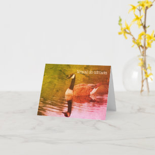 ポーランドGet Well Wildlife Artカスタマイズ可能カード カード