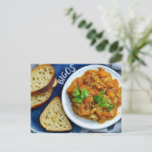 ポーラン伝統的ド食品、ポストクロス用はがき ポストカード (スタンド正面)