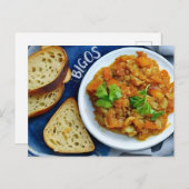 ポーラン伝統的ド食品、ポストクロス用はがき ポストカード (正面/裏面)