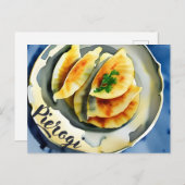 ポーラン伝統的ド食品、ポストクロス用はがき ポストカード (正面/裏面)