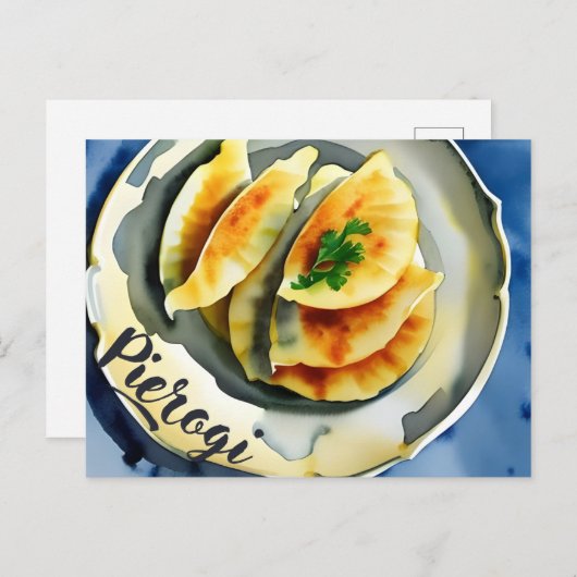 ポーラン伝統的ド食品、ポストクロス用はがき ポストカード (正面/裏面)