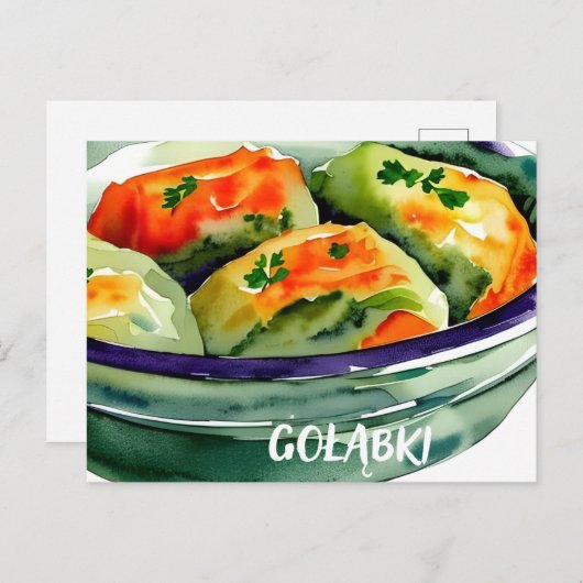 ポーラン伝統的ド食品、ポストクロス用はがき ポストカード (正面/裏面)