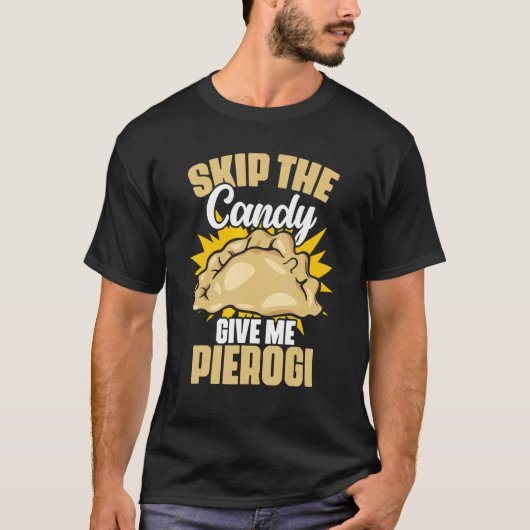 ポーラン料理のユーモアピエロ団子 Tシャツ (正面)