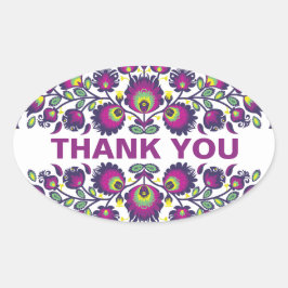 🤩💜ポーラン素晴らしドフォークワイシナンキ 楕円形シール