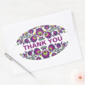 🤩💜ポーラン素晴らしドフォークワイシナンキ 楕円形シール (封筒)