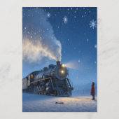 ポーラーエクスプレス サンタ列車 招待状 (裏面)