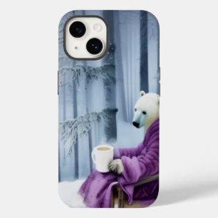 ポーラークマ飲みコーヒー Case-Mate iPhone 14ケース
