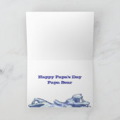 ポーラーパパベアーグリーティングカード カード (内部)