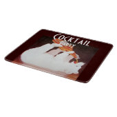 ポーラービアーフラスコを使ったカクテルパーティー カッティングボード (角)