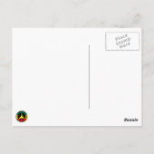 ポーラーベアがポストカードで泳ぐ ポストカード (裏面)