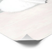 ポーラーベアとウサギのベビーぬりえプリント、子供部屋のアート ポスター (コーナー)