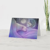 ポーラーベアとエンジェルのホリデーカード シーズンカード (正面)