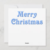 ポーラーベアのグリーティングカード シーズンカード (裏面)