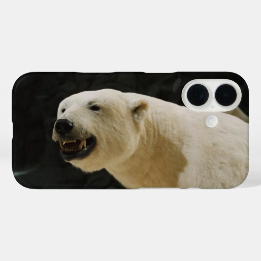 ポーラーベアの笑顔 Case-Mate iPhoneケース (裏面 (横))