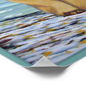 ポーラーベアの絵ポスター ワイルドライフ ホームデコ ポスター (角)