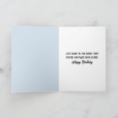 ポーラーベアの誕生日ユーモア カード (内部)