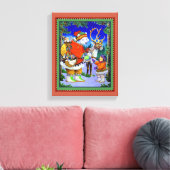 ポーラーベアの贈り物 キャンバスプリント (インサイチュ (リビング))