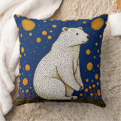 ポーラーベアイラストレーション クッション (ブランケット)