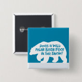 ポーラーベアウンチ 缶バッジ (正面&裏面)