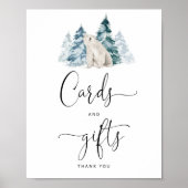 ポーラーベアカードとギフトポスター ポスター (正面)