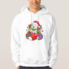 ポーラーベアクリスマスギフトポップ パーカ