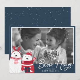 ポーラーベアハグ フォトテンプレート V2 ID851 招待状