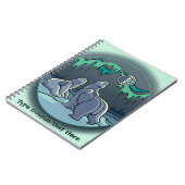 ポーラーベアパーソナライズされたノートBear Art ノートブック (左側)