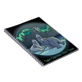 ポーラーベアパーソナライズされたノートBear Art ノートブック (右側)