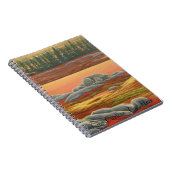 ポーラーベアパーソナライズされたノートBear Art ノートブック (右側)