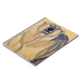 ポーラーベアパーソナライズされたノートBear Art ノートブック (左側)